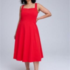 Belle Isle Fit & Flare Tea Length Dress